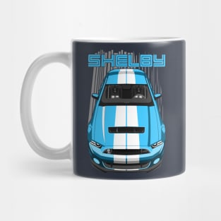 Shelby GT500 S197 - Grabber Blue & White Mug